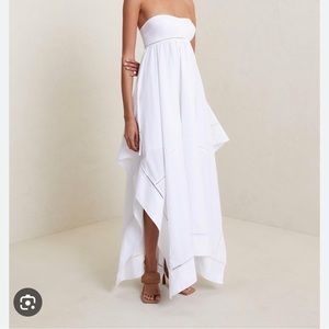 Sold out online Brand new - ALC Banca Cotton Maxi Dress White / 8